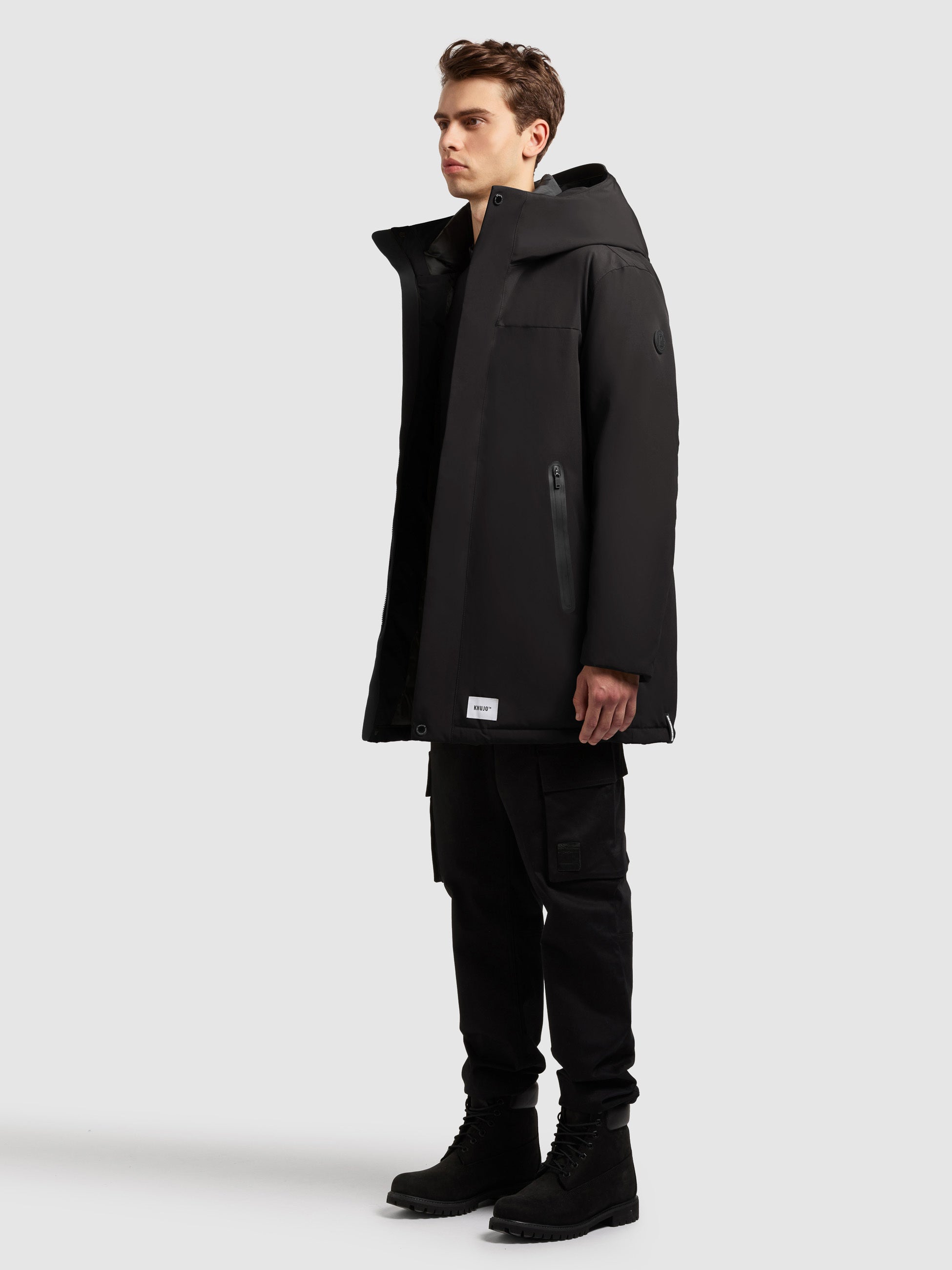 khujo-jacke-kann2-black-herren-parka-wattiert image 2