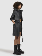 khujo-mantel-adura-leo-print-damen-sommerparka-gray-leo image 2