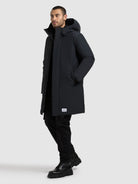 khujo-coat-fogg-port-blue-damen-parka-mantel image 2