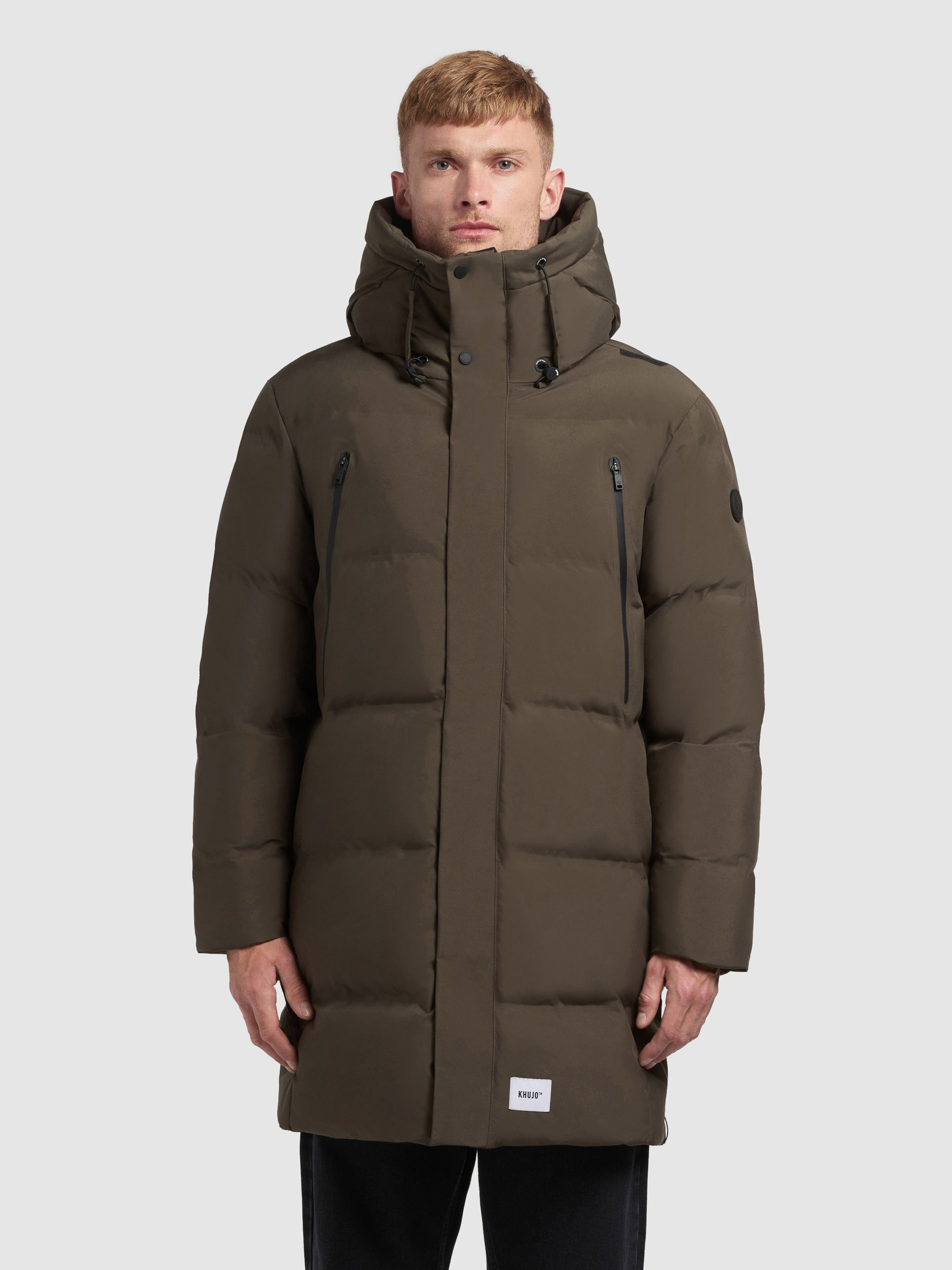 khujo-morse2-dark-green-steppmantel-loose-fit-einfarbig image 4
