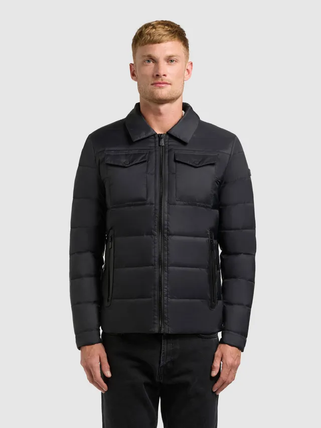 khujo-jacke-calzone-black-herren-steppjacke-leicht-wattiert image 1