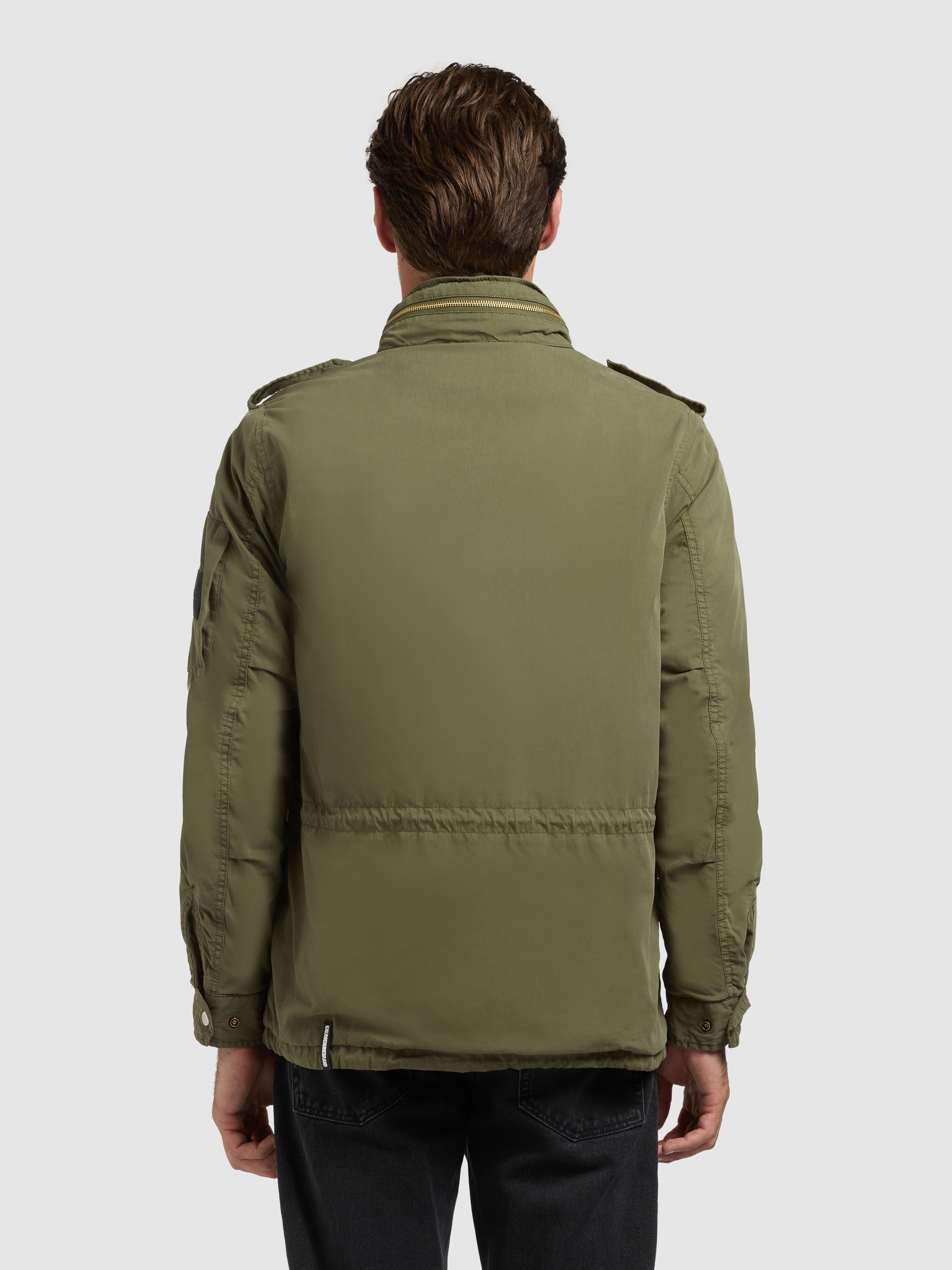 khujo-jacke-ovin-olive-fieldjacke-im-military-look-mit-verstaubarer-kapuze image 3