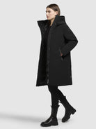 khujo-nellen-damen-wintermantel-black-knielang image 2