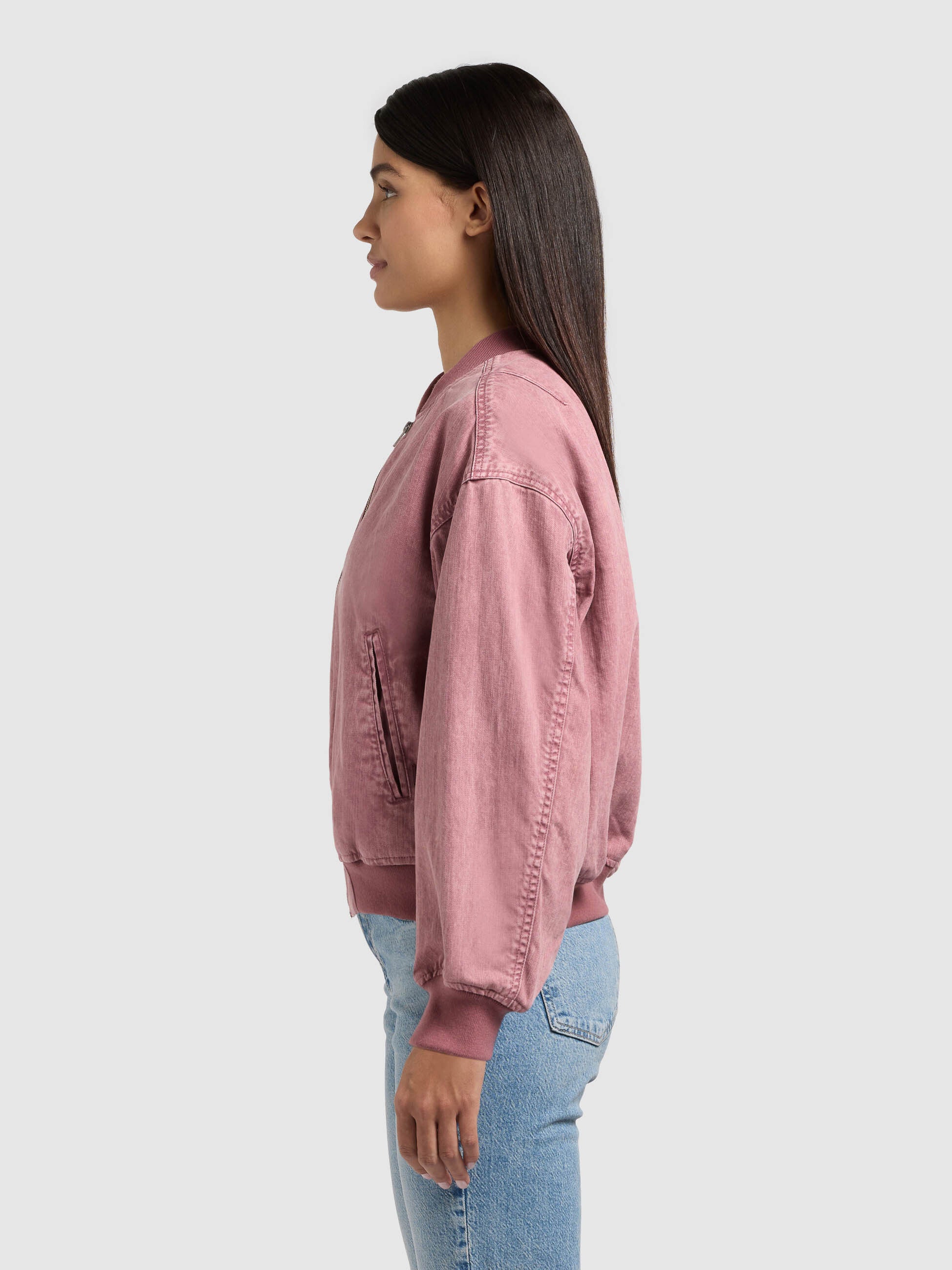 khujo-jacke-sissi-fuchsia-bomberjacke-blouson-damen image 5