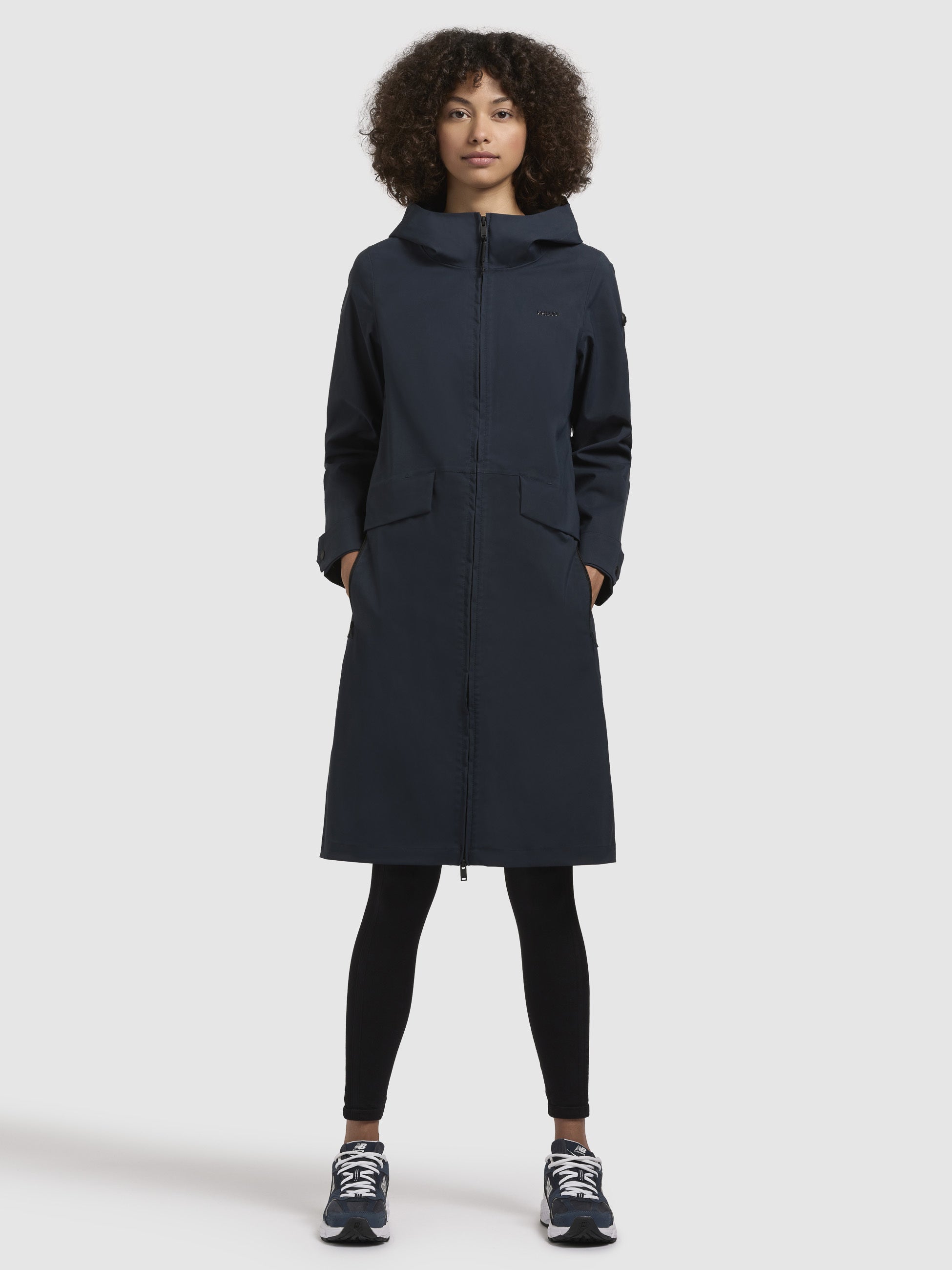 khujo-mantel-femke-dunkelblau-slim-fit-regenmantel-mit-versiegelten-n-hten image 1