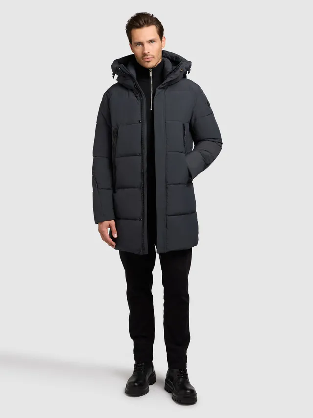khujo-coat-hudson-obrage-gray-wattierter-damen-steppmantel-mit-rucksacktr-gern image 1