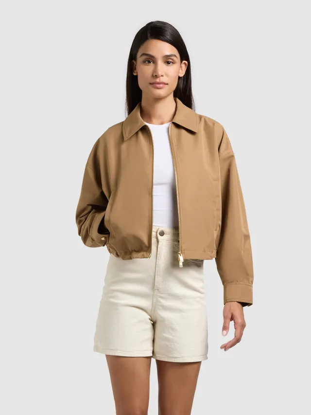 khujo-jacke-tovee-mustard-kurze-blousonjacke-f-r-damen image 1