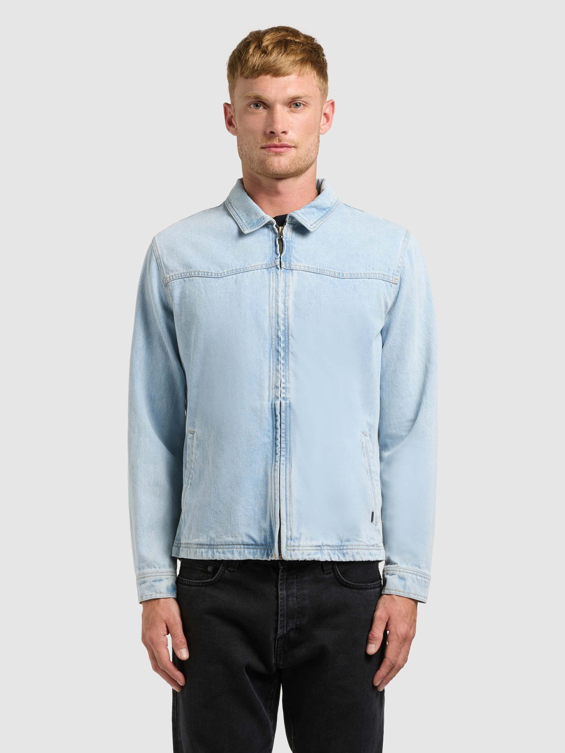 khujo-jacke-reilly-light-blue-jeansjacke-regular-fit image 1
