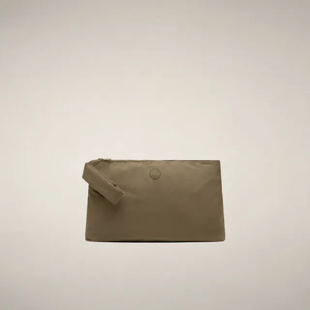 save-the-duck-remy-pochette-unisex-khaki-braun-f-r-tablet-a4 image 1