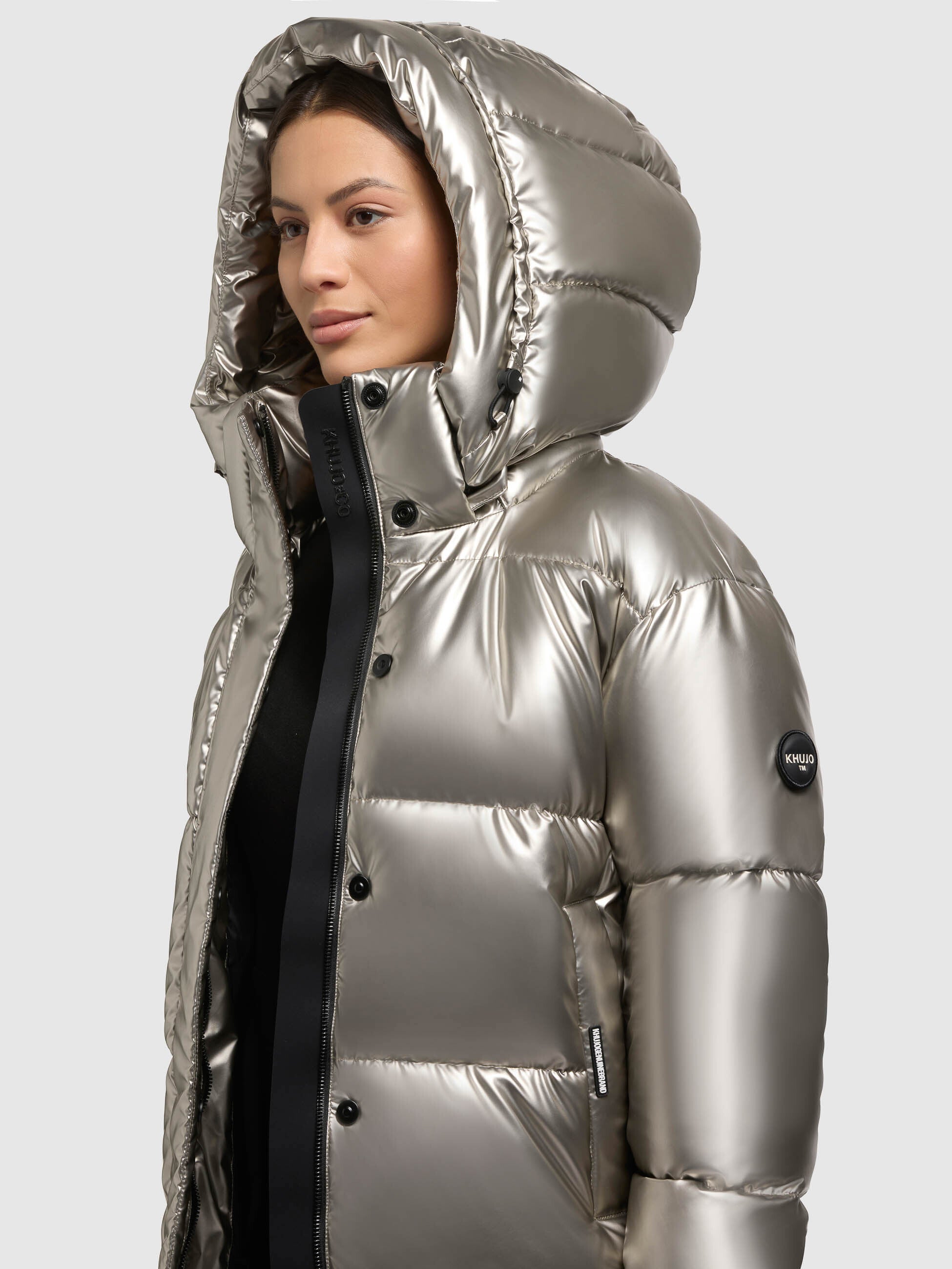 khujo-jacke-devina2-shiny-damen-steppjacke-royal-silver-gl-nzend-h-ftlang image 7