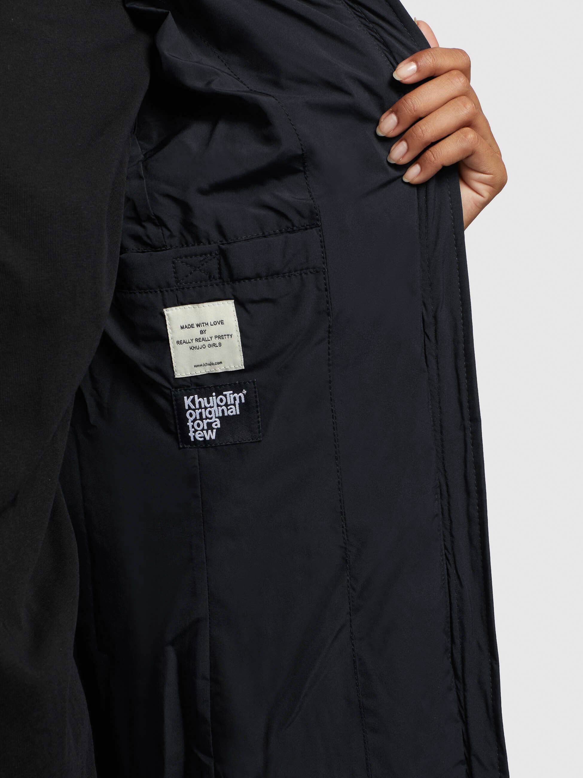 khujo-aribay4-light-damen-mantel-dunkelblau-lange-steppjacke image 8