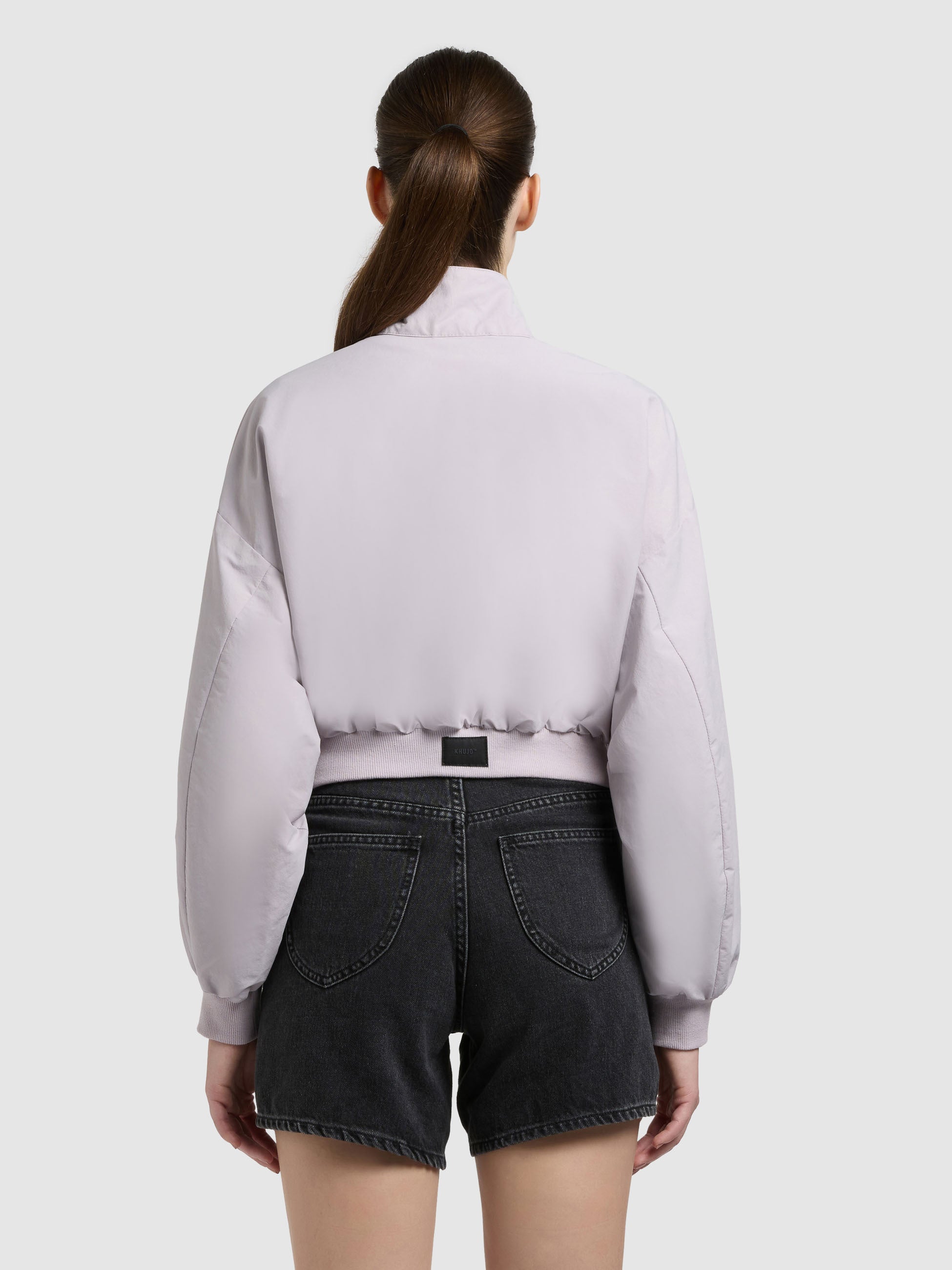 khujo-jacke-marta-with-bag-raindrops-lilac-kurzer-blouson-mit-tasche image 3