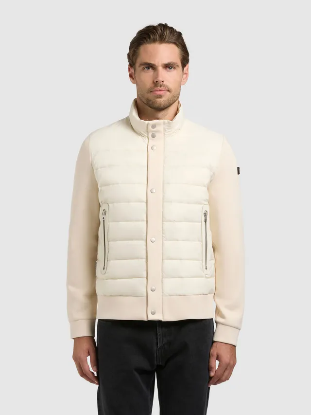 khujo-jacke-walnut-off-white-steppjacke image 1