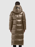 khujo-coat-rubina-shiny-kane-brown-wasserabweisender-glanz-steppmantel image 3