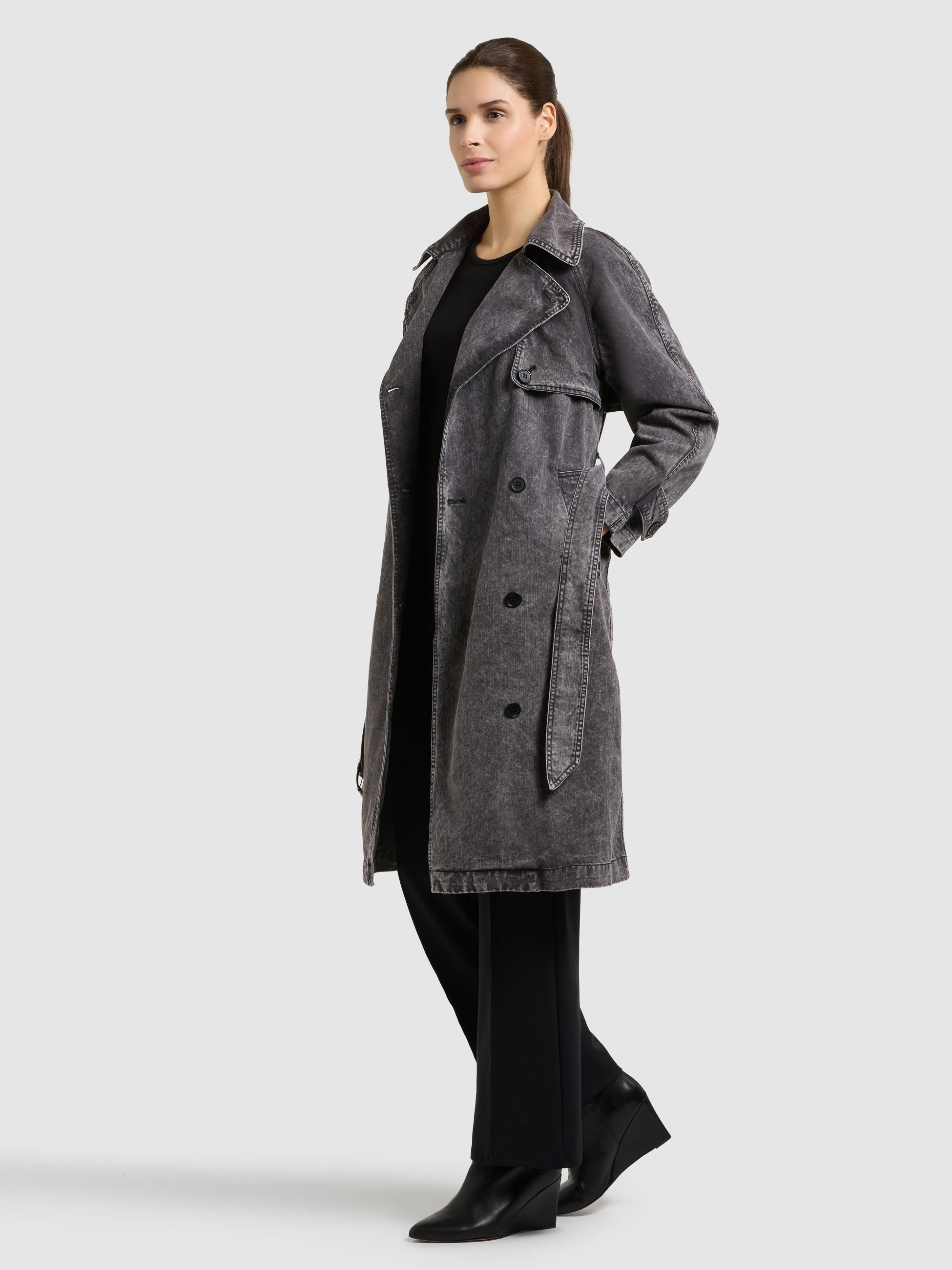 khujo-enza-damen-jeansmantel-black image 2