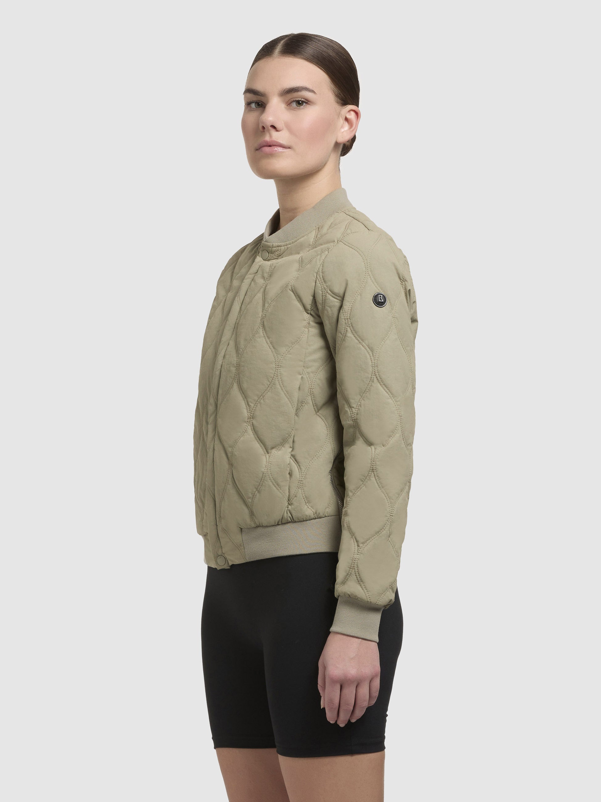 khujo-jacke-feen-damen-bomber-steppjacke-in-blassgr-n image 5