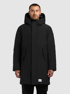 khujo-coat-fogg-black-regular-fit-parka-schwarz image 4