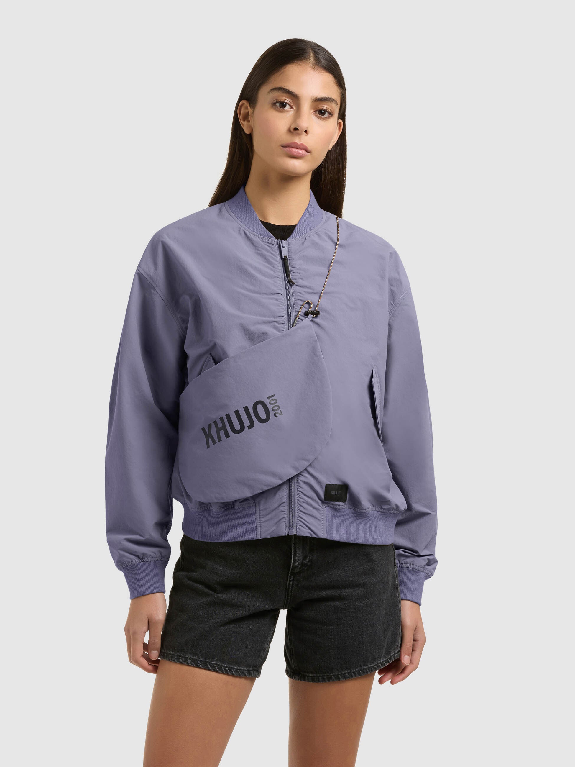 khujo-facee-with-bag-damen-blouson-bomberjacke-misty-blue-h-ftlang image 1
