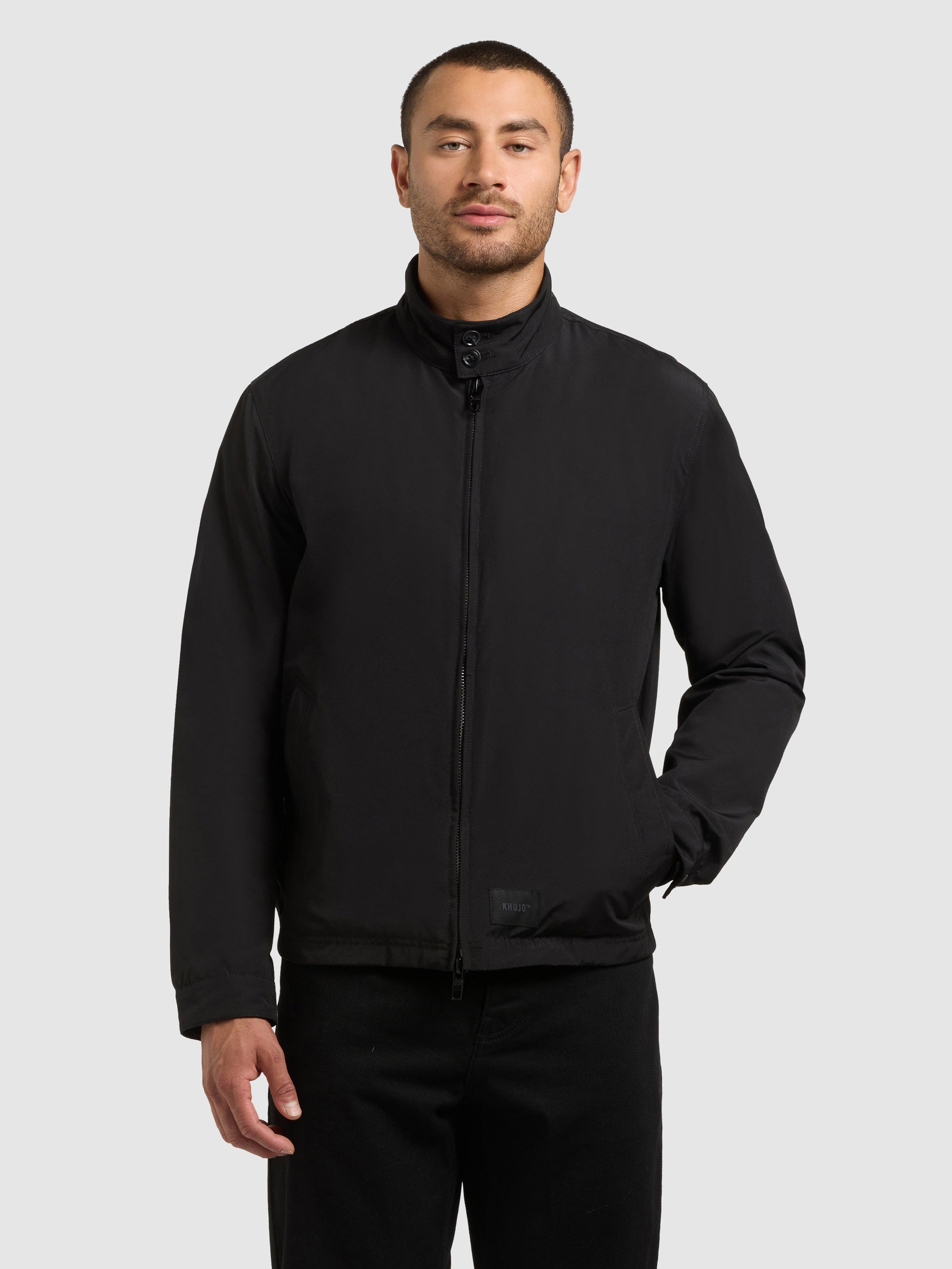 khujo-cover-jacke-black-blouson-sommerjacke-clean-urban image 7