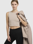 khujo-narin-damen-mantel-beige-sommerparka-regular-fit image 8