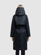 khujo-lexy-coat-port-blue-knielanger-trenchcoat-mit-stepp-einsatz image 3