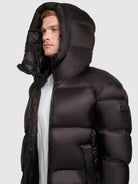 khujo-jacke-dane-black-damen-steppjacke-regular-fit-crinkle-optik image 7