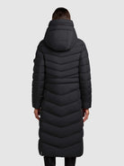 khujo-mantel-ingram4-black-damen-steppmantel-knielang-tailliert image 3