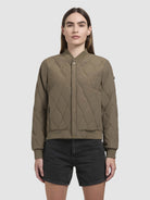 khujo-jacket-fairies-khaki-damen-steppjacke-regular-fit image 4
