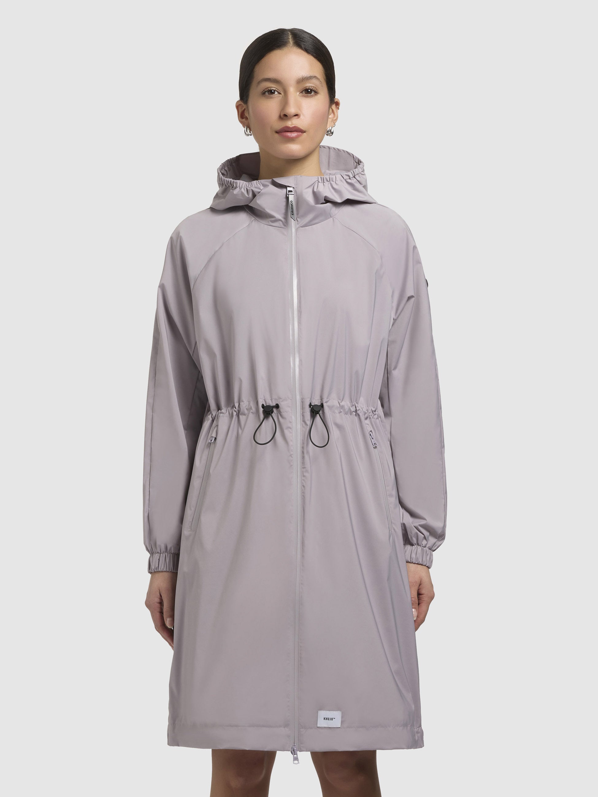 khujo-mantel-tuuli-graulila-damen-kurzmantel-windbreaker image 4