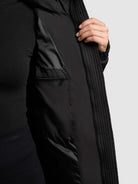 khujo-coat-deria4-black-damen-wintermantel-wadenlang-wattiert-regular-fit image 8