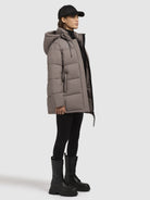 khujo-jacket-word3-matt-taupe-dark-steppjacke-regular-fit image 6