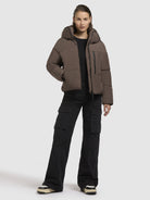 khujo-luxa-damen-steppjacke-taupe-dark image 6