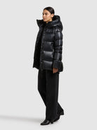 khujo-cara-damen-jacke-grau-gl-nzend image 6