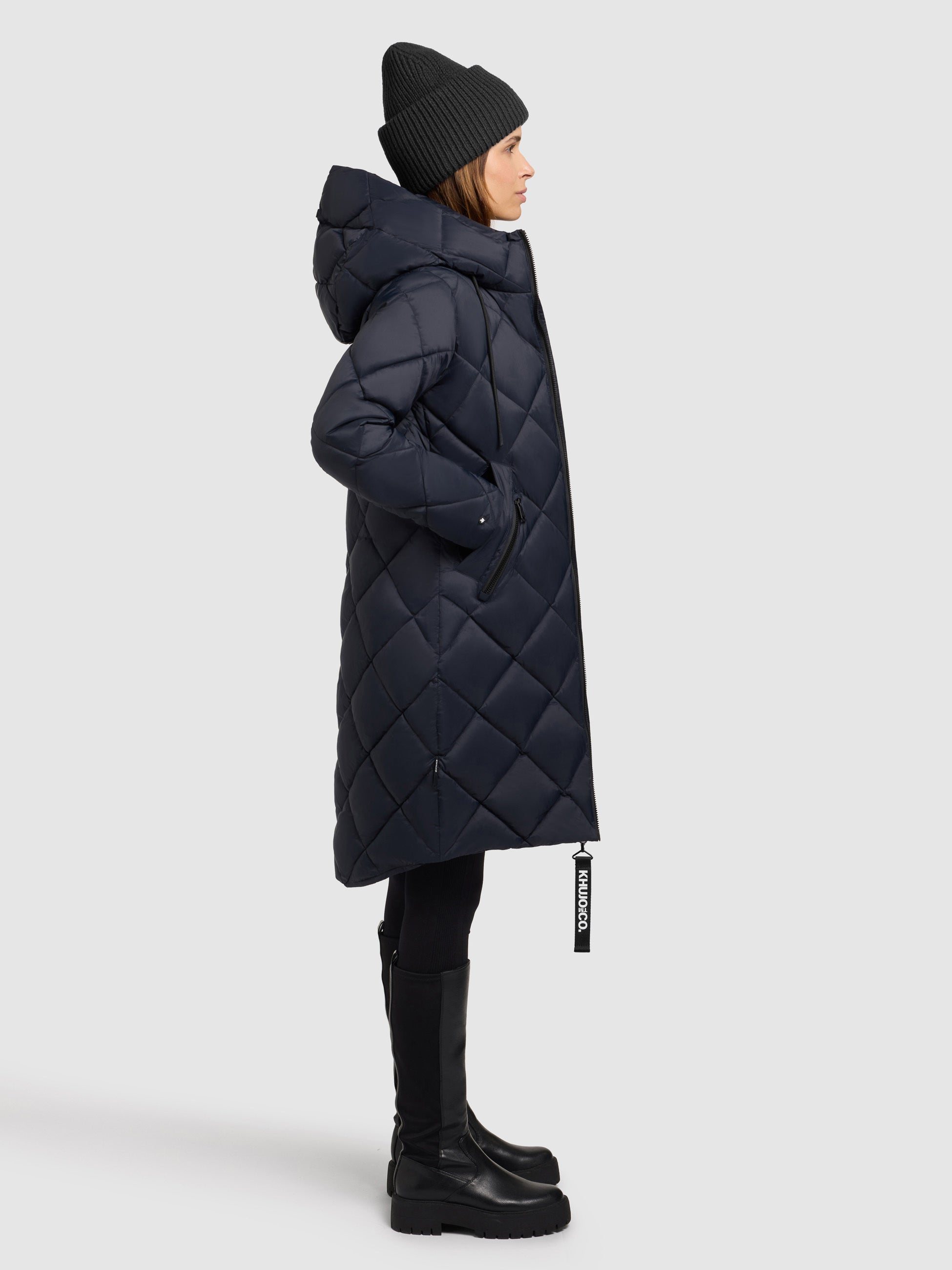 khujo-mantel-linda-midnight-blue-knielanger-damen-steppmantel image 6
