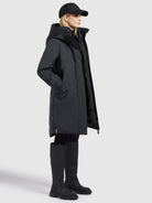 khujo-charlyn4-damen-wintermantel-dark-gray image 2