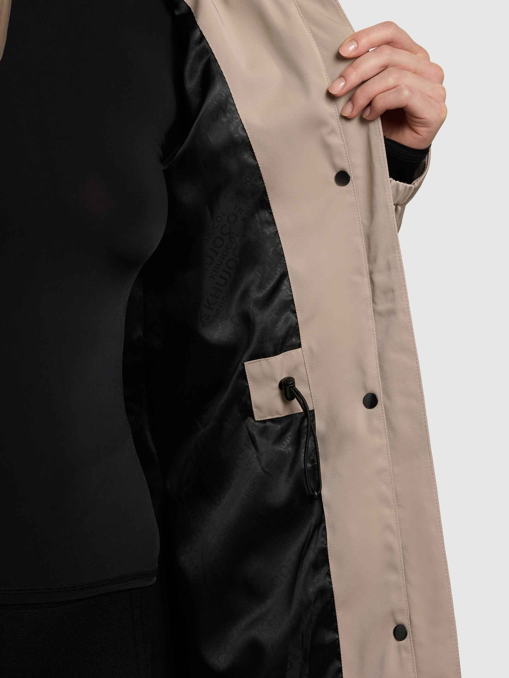 khujo-mantel-manao2-latte-beige-damen-sommerparka-regular-fit image 8