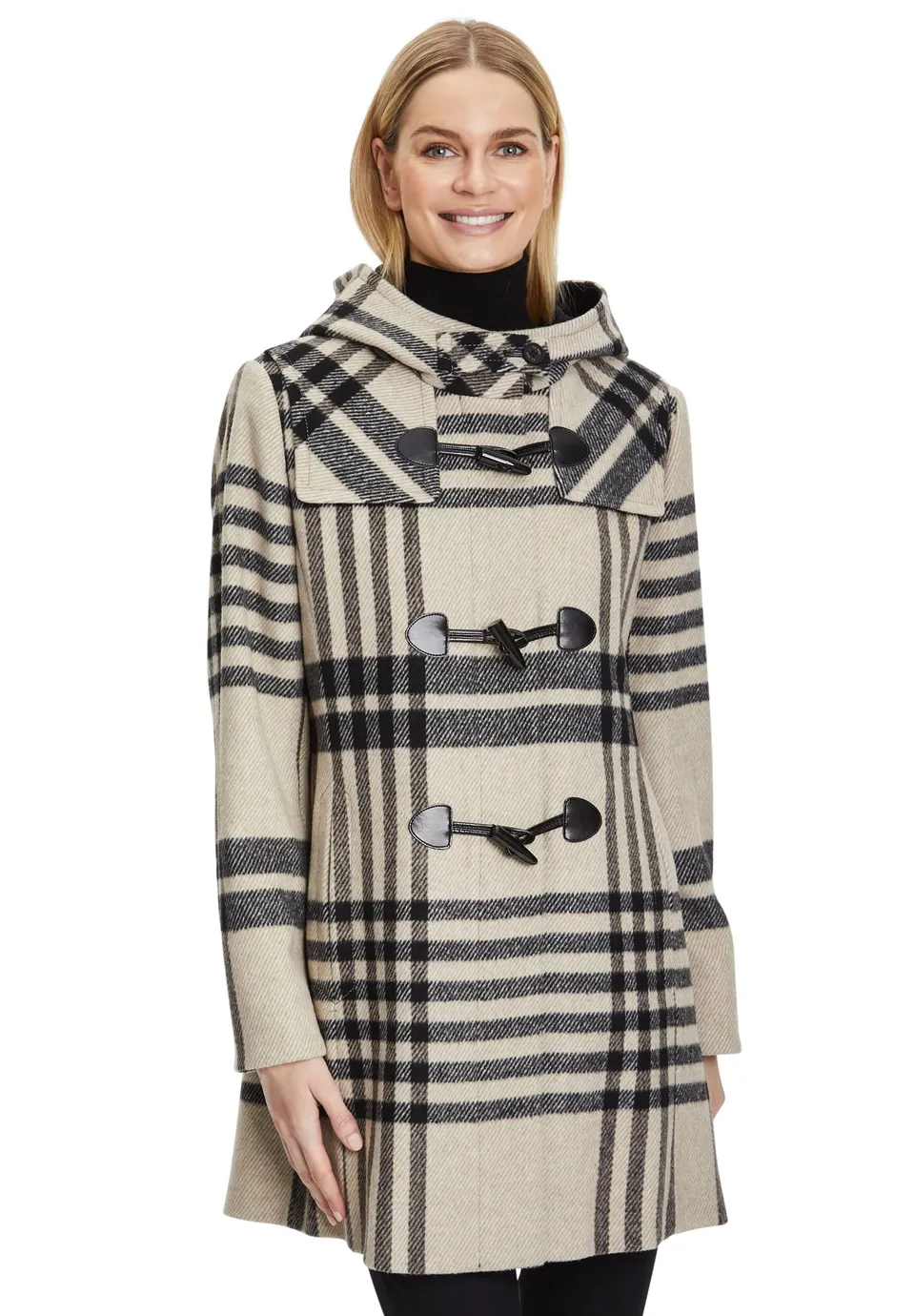 gil-bret-dublin-dufflecoat-damenjacke-mit-knebelverschl-ssen-und-kapuze image 1