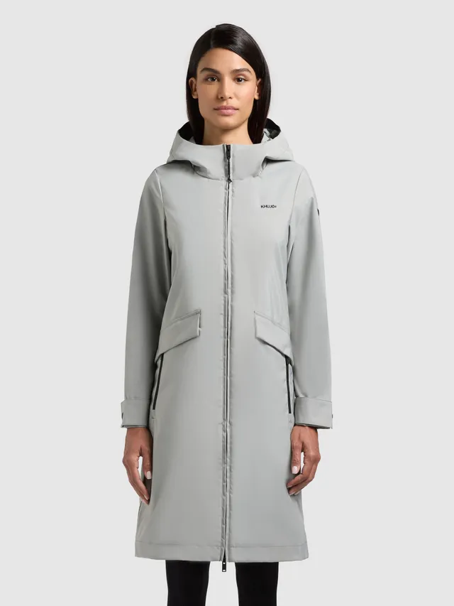 khujo-femke2-damen-parka-cloud-green-slim-fit image 1