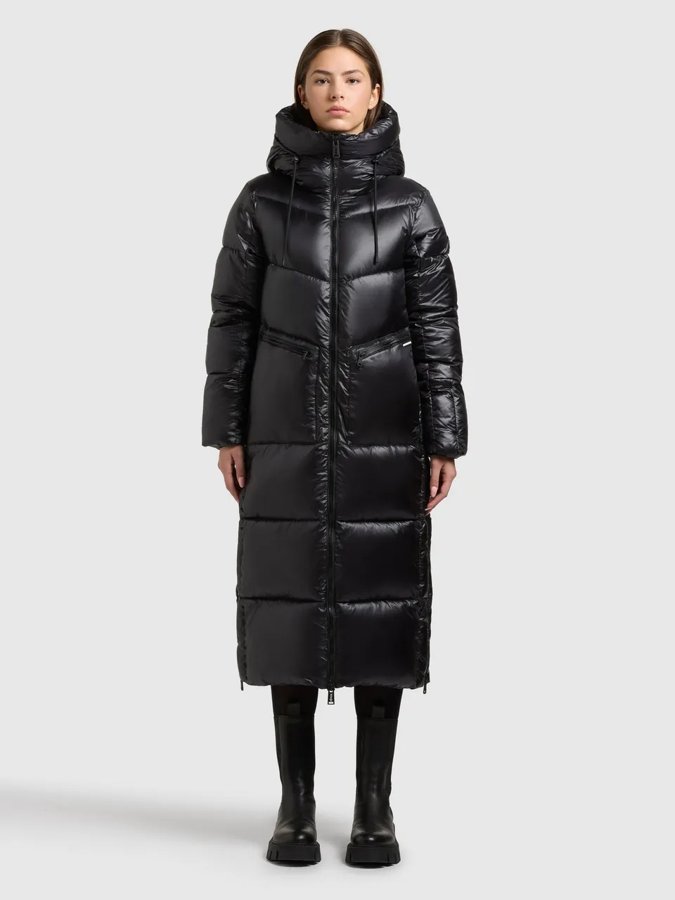 khujo-mantel-tonia-black-gl-nzender-steppmantel-loose-fit-in-schwarz image 1