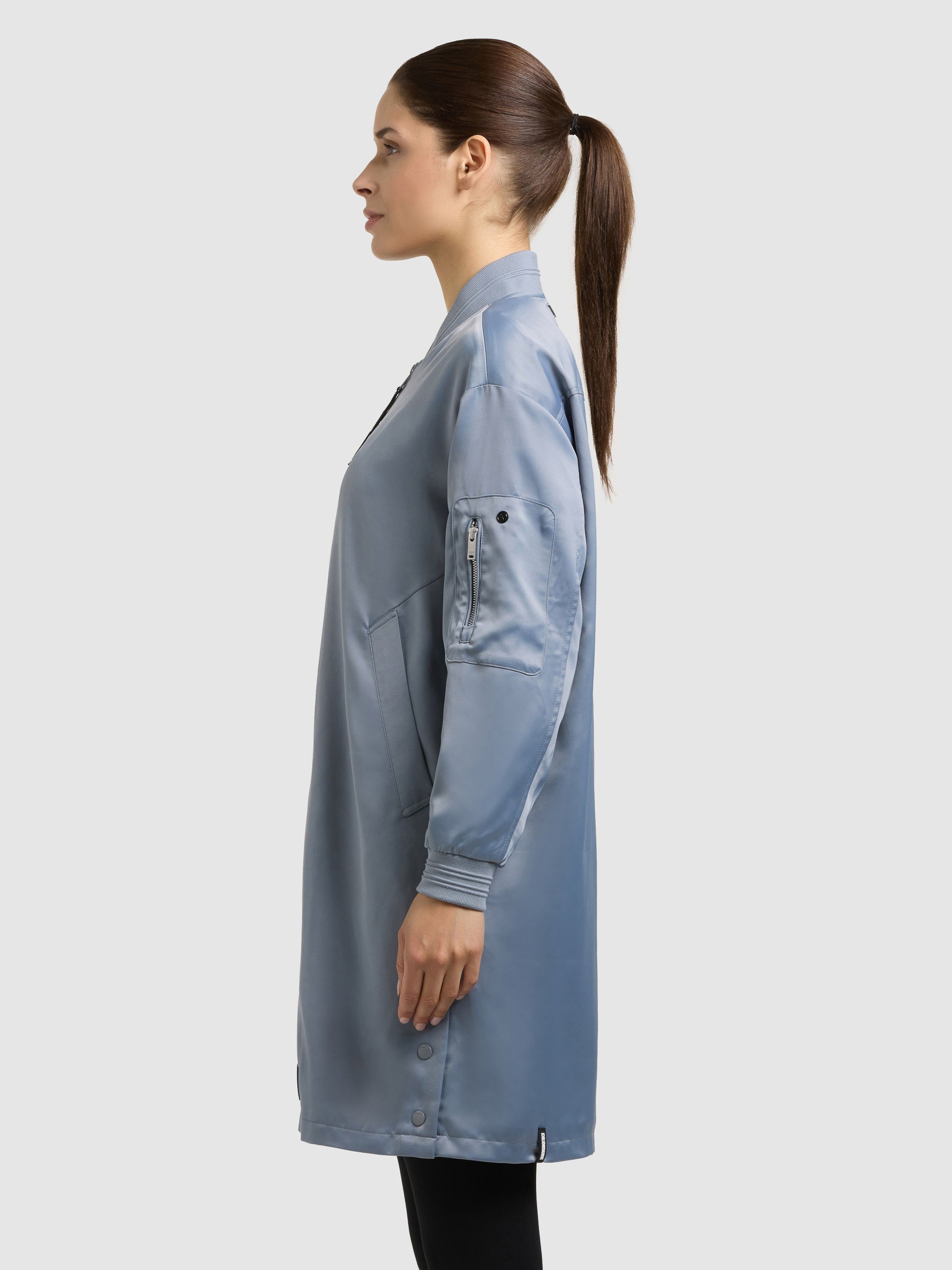khujo-mantel-tindra-blousonmantel-misty-blue-damen image 5
