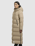 khujo-mayla2-sand-coat-damen-wadenlang-steppmantel image 5