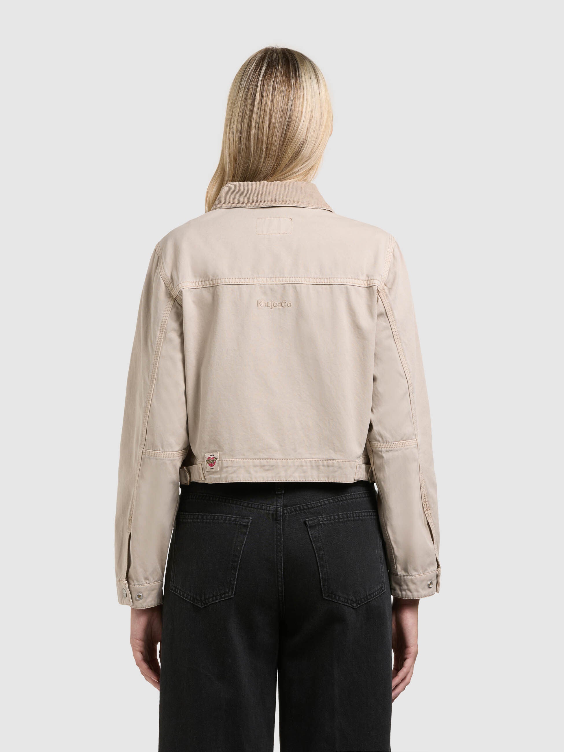 khujo-georgia-damen-sommerjacke-greige image 3
