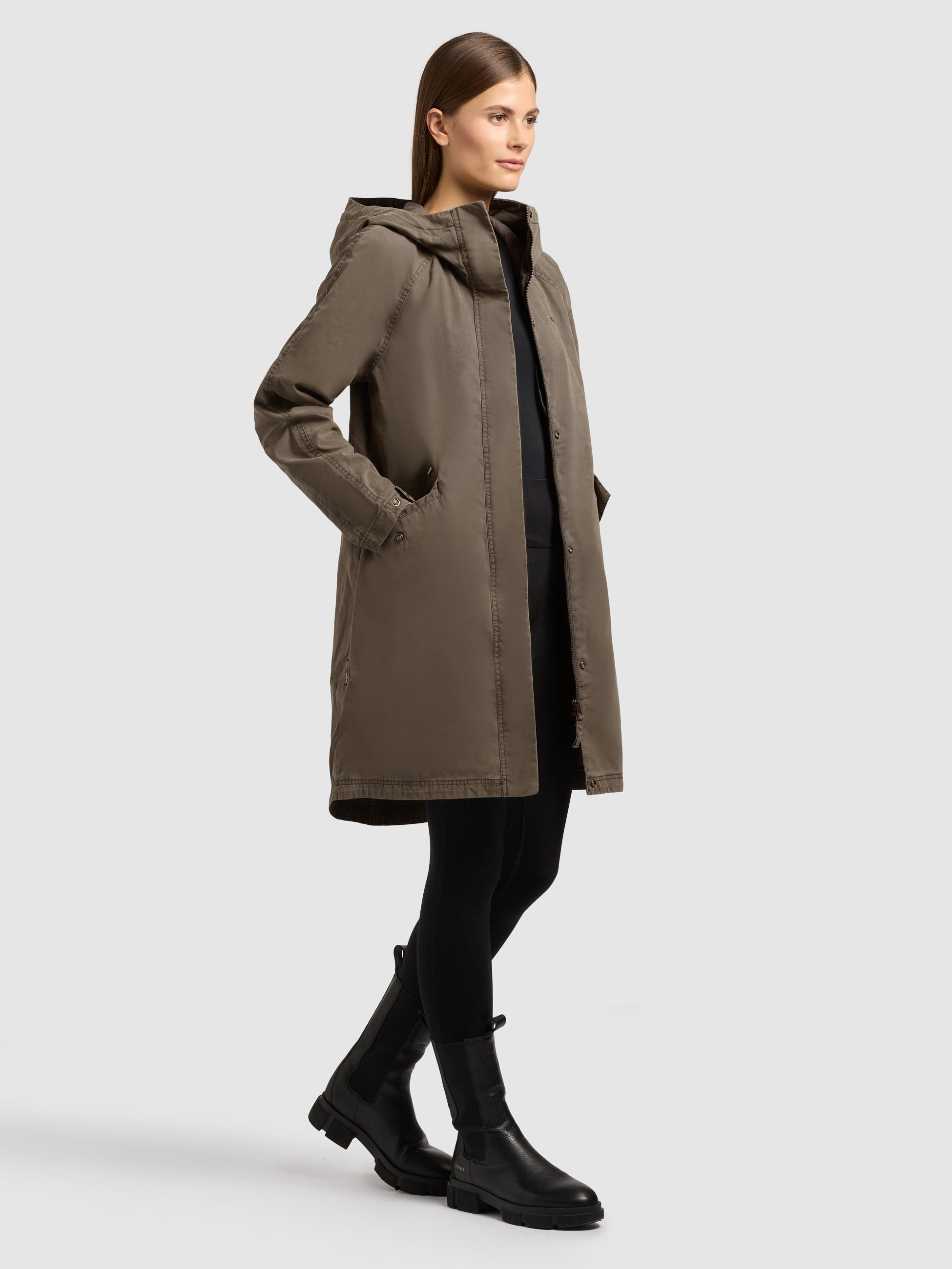 khujo-mantel-leal-latte-brown-damen-baumwollmantel-mit-kapuze image 6