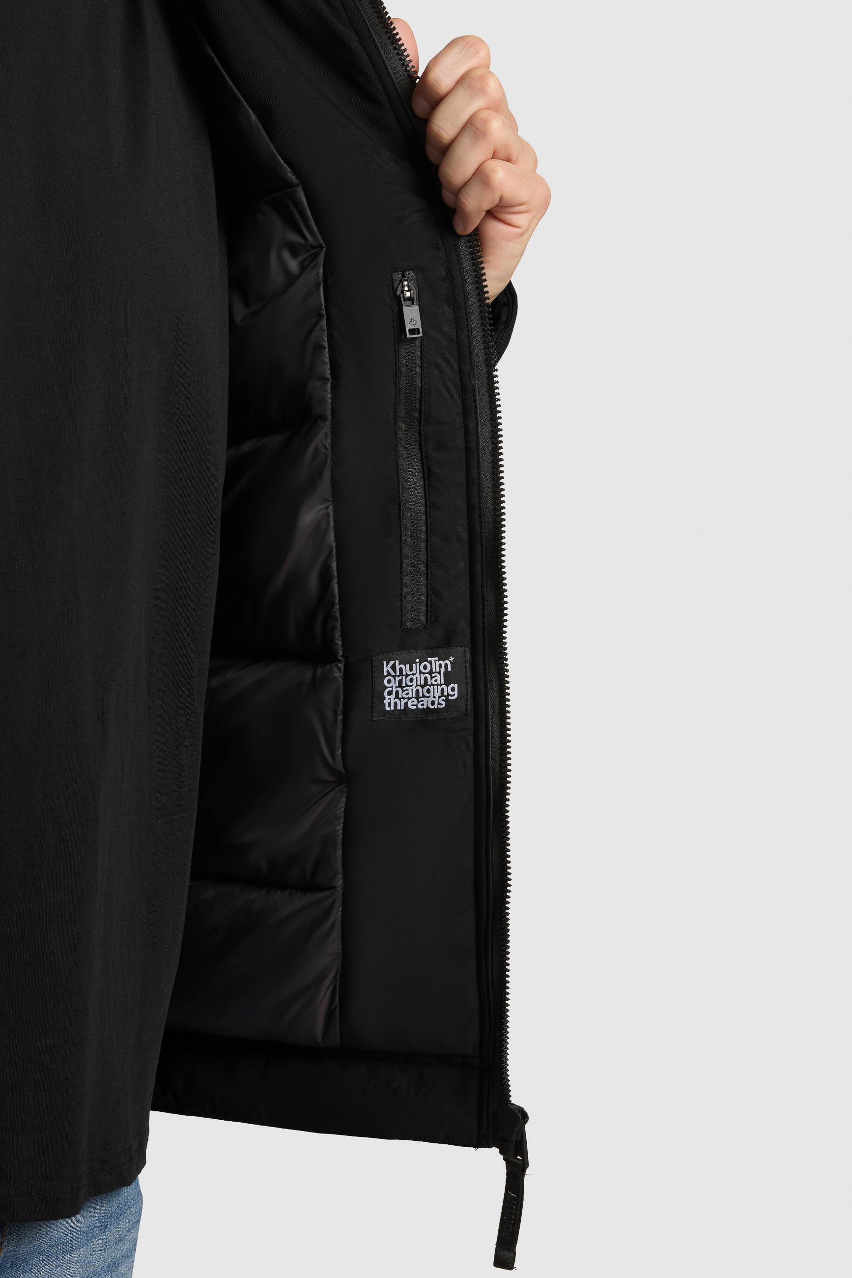 khujo-jacke-huey-black-h-ftlange-damen-blousonjacke-mit-teddyfleece image 8