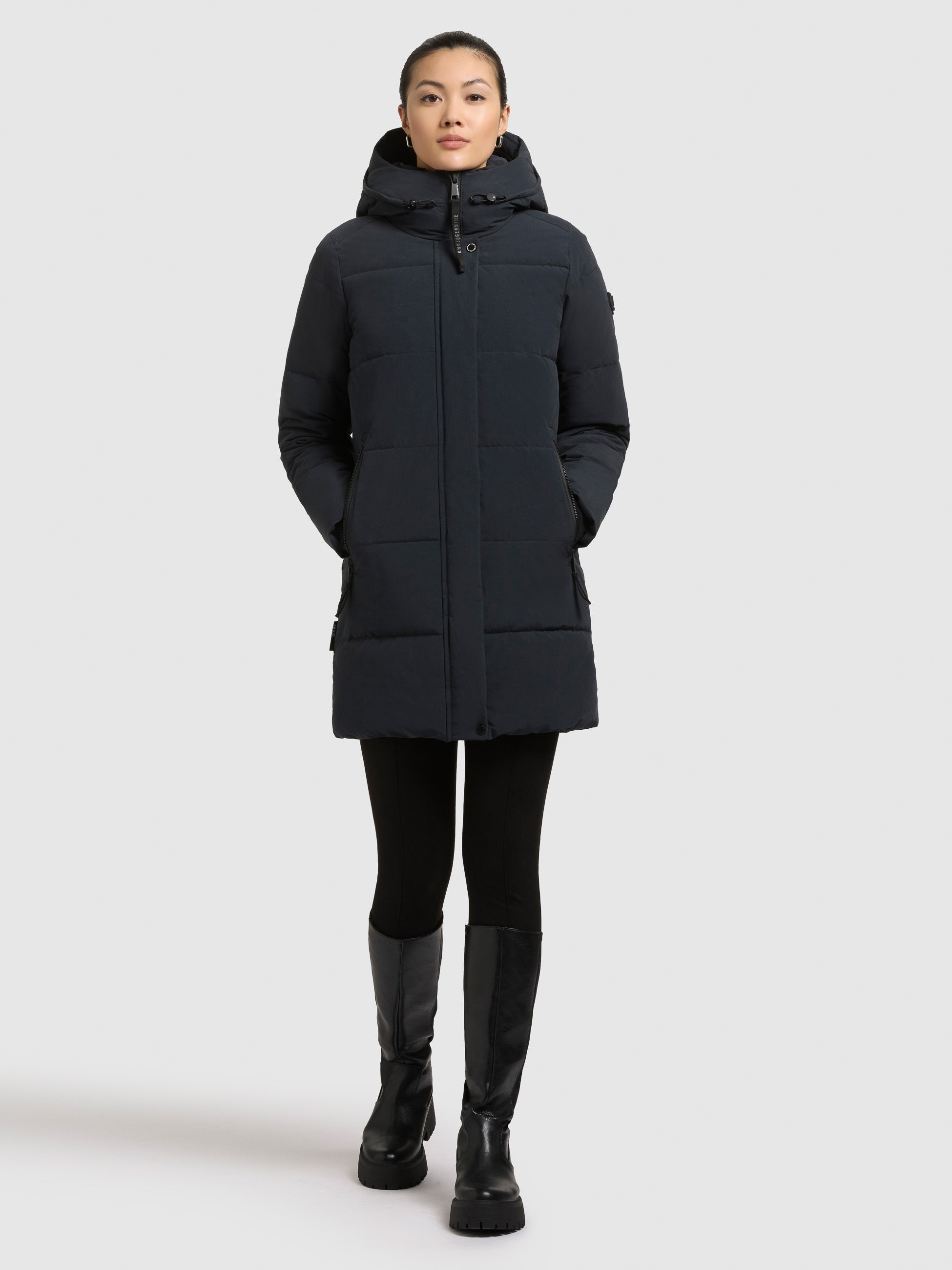 khujo-jacke-tilla-port-blue-h-ftlange-damen-steppjacke-regular-fit image 1