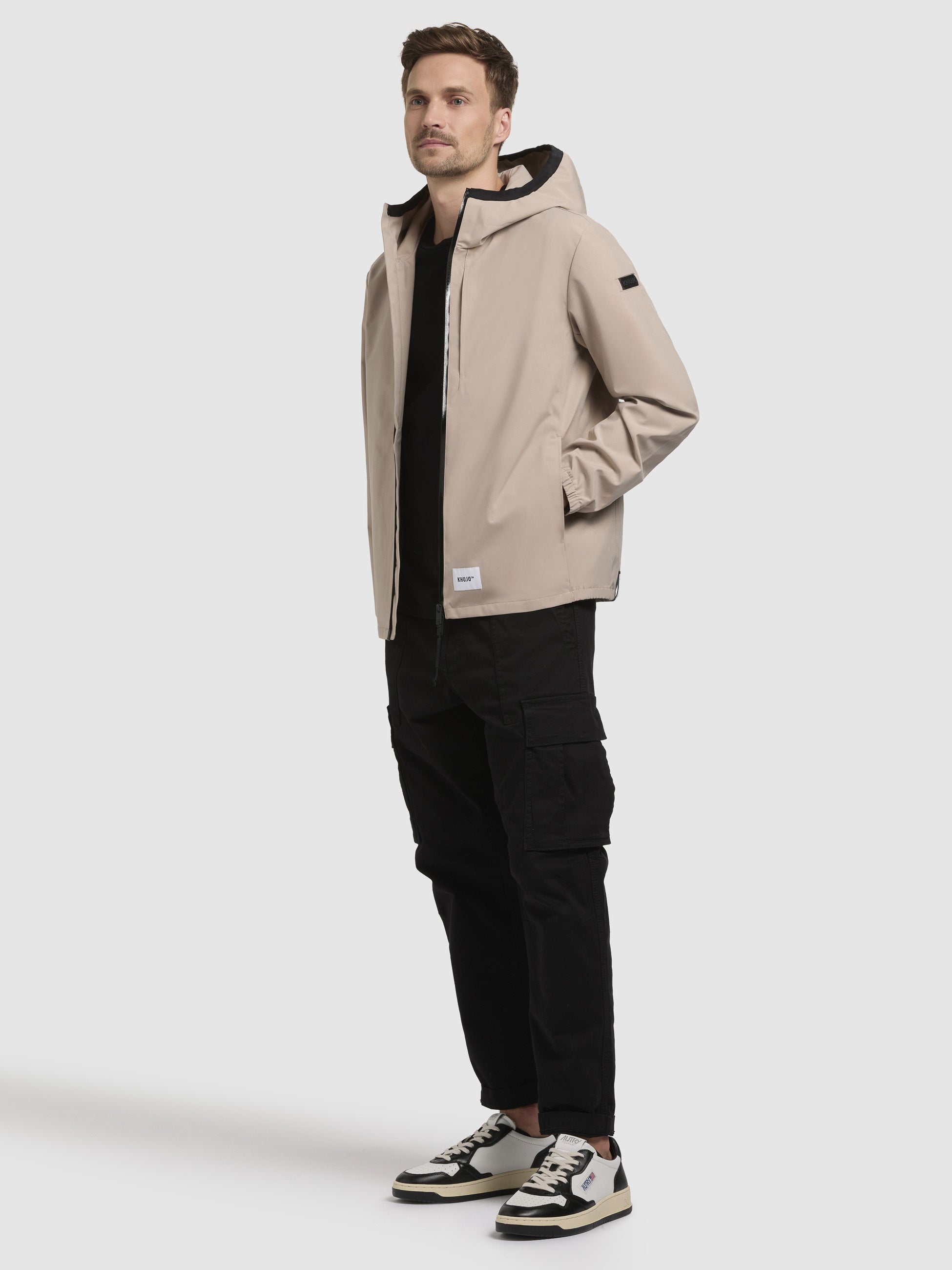 khujo-jacke-hamza-beige-regular-fit-kapuzenjacke-h-ftlang image 2