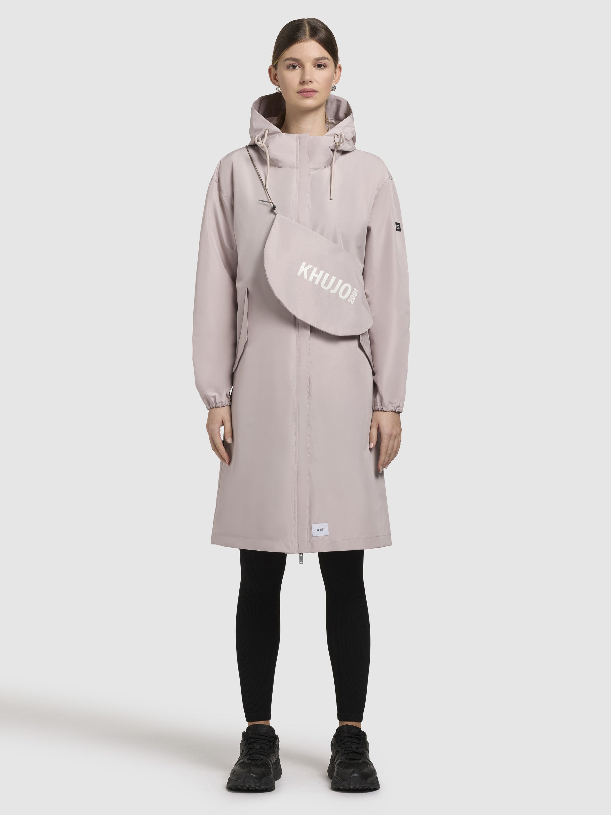 khujo-coat-timea-damen-kurzjacke-pale-purple-mit-packbeutel image 1