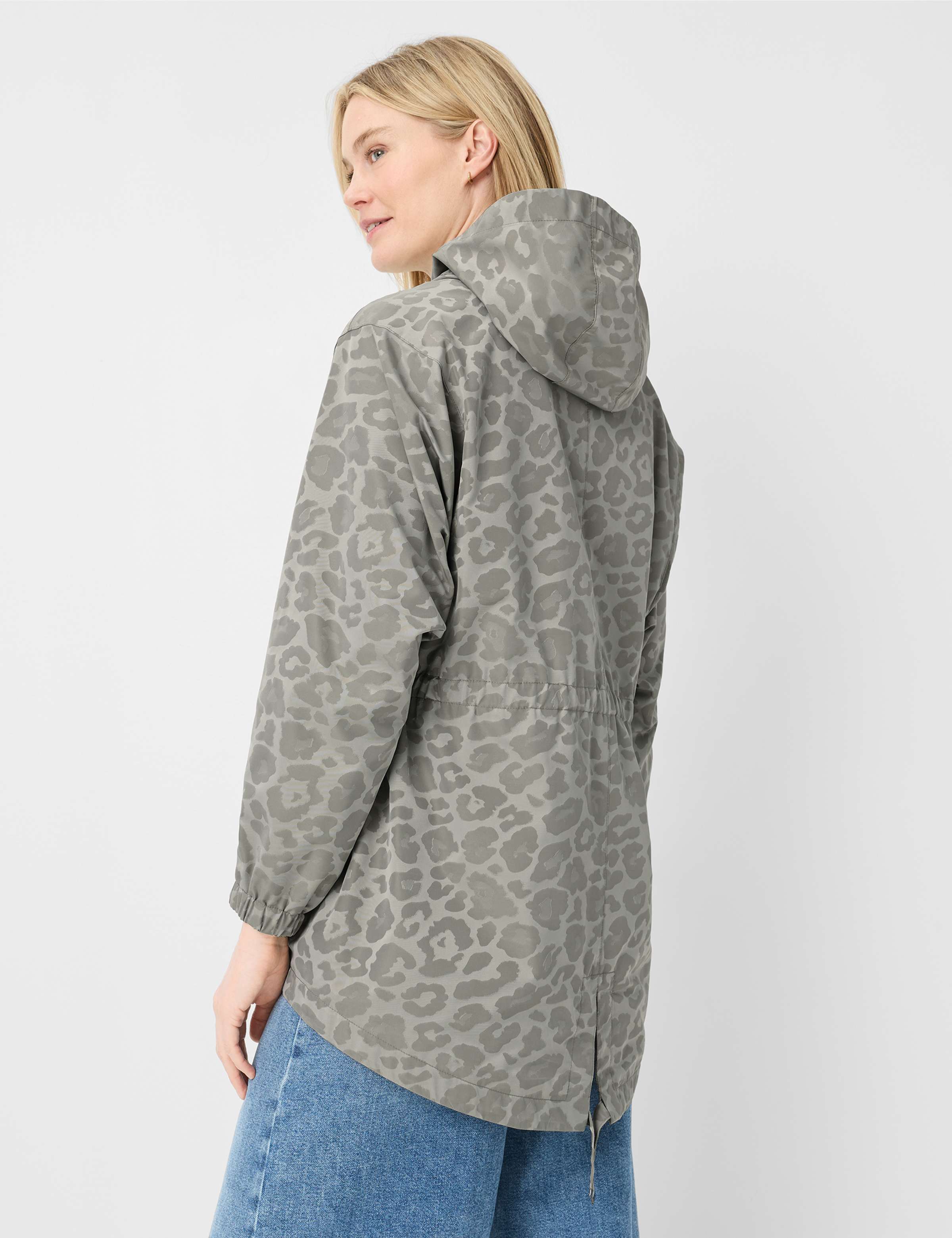 fuchs-schmitt-damen-kurzmantel-arezzo-mit-leo-print-und-kapuze image 2