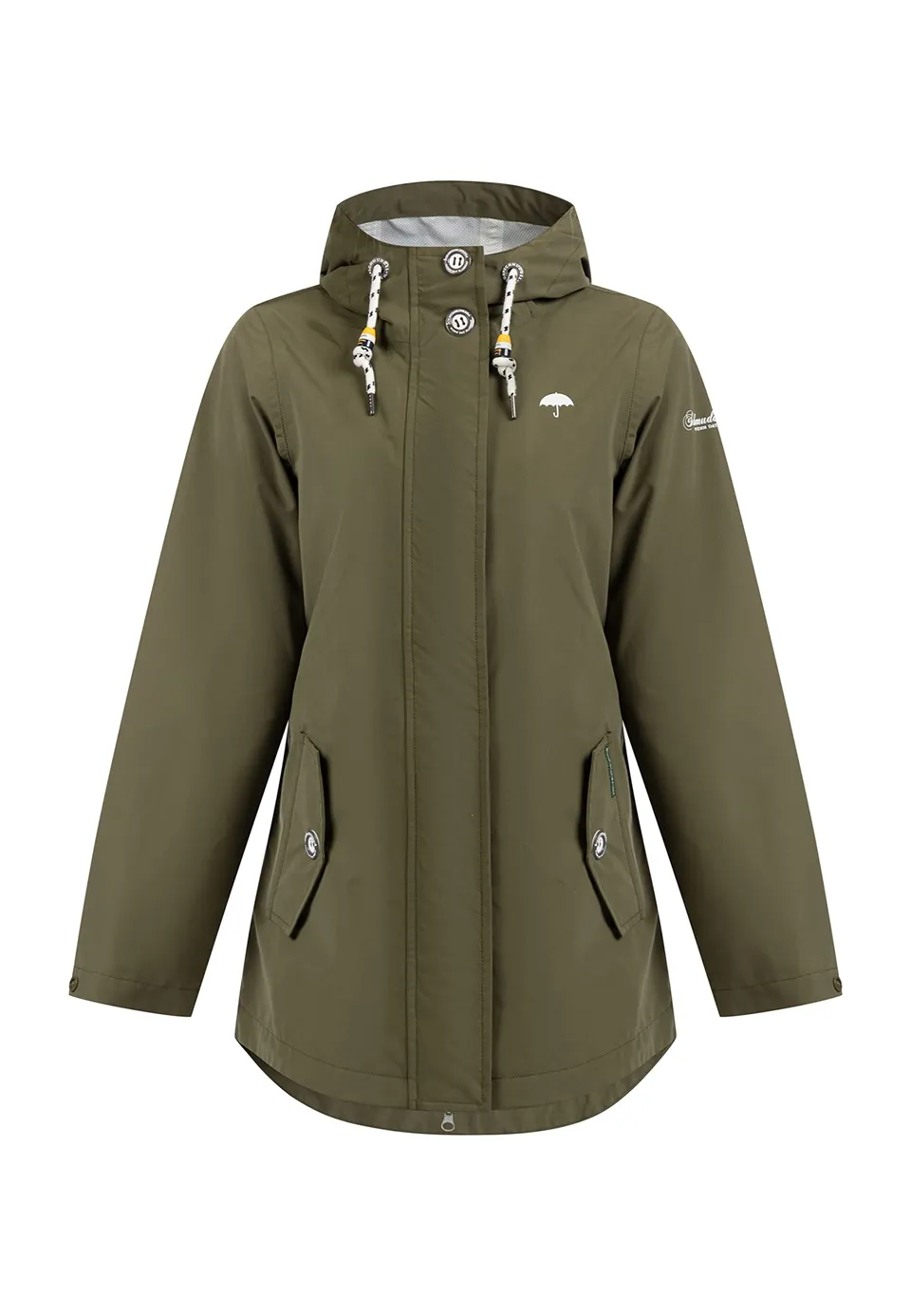 schmuddelwedda-damen-regenjacke-aus-recyceltem-material image 1