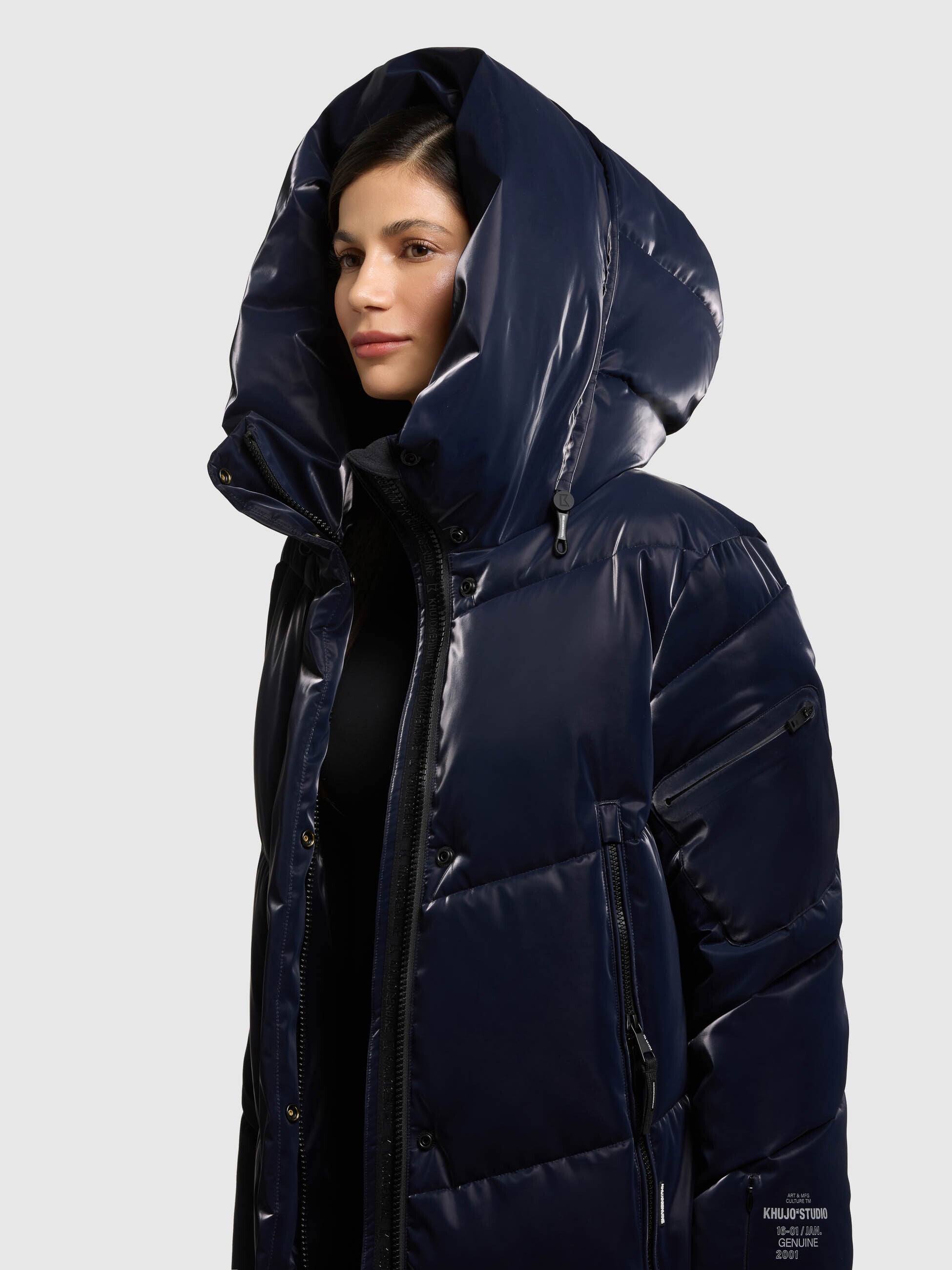 khujo-pulset-shiny-damen-mantel-midnight-blue-gl-nzender-steppmantel image 7